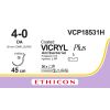 Vicryl Plus gecoat violet 4-0, DA VB naald, VCP18531H, 36 stuks