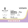 Vicryl Plus gecoat violet 0, MH-1 PLUS naald, VCP247H, 36 stuks