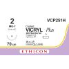 Vicryl Plus violet 2, MO-7 naald, VCP251H, 36 stuks