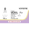 Vicryl Plus gecoat violet 0, CT-2 CR naald, VCP2575E, 24 stuks