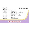 Vicryl Plus violet 2-0, UR-6 naald, VCP2593H, 36 stuks