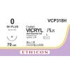Vicryl Plus gecoat violet 0, SH PLUS naald, VCP318H, 36 stuks