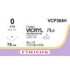 Vicryl Plus gecoat violet 0, CTX naald, VCP364H, 36 stuks