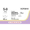 Vicryl Plus gecoat violet 5-0, FS-2 naald, VCP391H, 36 stuks