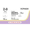 Vicryl Plus ongekleurd gecoat 2-0, FS-1 naald, VCP443H, 36 stuks
