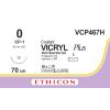 Vicryl Plus gecoat violet 0, CP-1 naald, VCP467H, 36 stuks