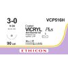 Vicryl Plus gecoat violet 3-0, V-34 naald, VCP516H, 36 stuks