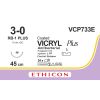 Vicryl Plus gecoat violet 3-0, RB-1 PLUS CR naald, VCP733E, 24 st.