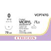 Vicryl Plus gecoat violet 0, CT-2 CR naald, VCP747G, 12 stuks