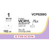 Vicryl Plus violet 1, MO-80 naald, VCP9289G, 12 stuks