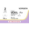 Vicryl Plus gecoat violet 2, V-34 naald, VCP9357H, 36 stuks
