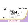 Vicryl Plus ongekleurd 2, VCP982H, 36 stuks