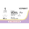 Vicryl Plus violet 1, CTXD naald, VCP9991T, 24 stuks