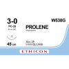 Prolene blauw 3-0, PC-25 PRIME naald, W538G, 12 stuks