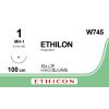Ethilon zwart 1, MH-1 naald, W745, 12 stuks