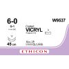 Vicryl gecoat violet 6-0, G-1 PRIME naald, W9537, 12 stuks
