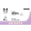 Vicryl gecoat violet 8-0, TG140-8 naald, W9559, 12 stuks