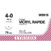 Vicryl Rapide ongekleurd 4-0, PC-3 PRIME naald, W9918, 12 stuks