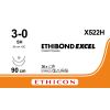 Ethibond Excel groen 3-0, SH naald, X522H, 36 stuks