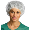 Basismuts Annie wit met elastiek L (55 cm) (zonder latex), per 150 stuks