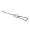 Volkmann wondhaak 4 - tands scherp 22 cm RVS