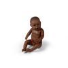 Oefenbaby 'Neneh' voor de verpleegopleiding, meisje, donkere huidskleur