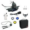 HEINE SIGMA 250 indirecte oftalmoscoop complete set met S-FRAME, mPack mini, plug-in voeding, lesspiegel en hardcase