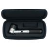 HEINE mini 3000 LED dermatoscoop set met contactplaat met schaalverdeling, mini 3000 batterijhandvat, 10 ml dermatoscopie-olie en rits-etui
