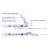BD Eclipse veiligheidsnaald groen 21G, 0,8 x 40 mm + 3 ml Luer Lock spuit, 50 stuks