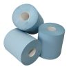 Midi Poetspapier Cellulose Blauw 1-laags 300 m x 19 cm, 6 rollen