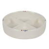 Keramische petri-schaal 10 cm 4 kwadranten