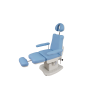 Elegance behandelstoel 4 motoren blauw