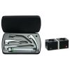 HEINE Classic+ F.O. laryngoscoopset F-119 met standaard F.O.4 LED NT oplaadhandvat 3,5 V Li-ion en NT4 tafellader