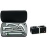 HEINE Classic+ F.O. laryngoscoopset F-120 met standaard F.O.4 LED NT oplaadhandvat 3,5 V Li-ion en NT4 tafellader