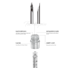 TURTLEPIN multi-naald injector 19 naalden 1,0 mm, 20 stuks