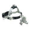 HEINE ML4 LED UNPLUGGED voorhoofdlamp met HR binoculaire loep 2,5x op 340 mm werkafstand zonder S-GUARD spatbescherming