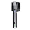 HEINE DELTA one dermatoscoop Standard Edition (zwart-zilver) met contactplaat met schaalverdeling, USB-kabel met netadapter en koffer
