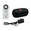HEINE DELTA one dermatoscoop White Edition (wit-zilver) met contactplaat met schaalverdeling, USB-kabel met netadapter en koffer