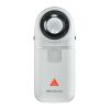 HEINE DELTA one dermatoscoop White Edition (wit-zilver) met contactplaat met schaalverdeling, USB-kabel met netadapter en koffer