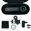 HEINE DELTA 30 PRO dermatoscoop complete bundel met twee contactplaten, tafellader, smartphone-adapter en harde koffer