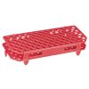 Kartell reactievatjes-standaard PP rood, 100 boringen, 5 stuks