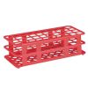 Kartell universeelstandaard monsterbuisjes PP 40 gaten 25 mm, rood, 5 stuks