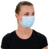 MediWare chirurgisch mondmasker Type IIR, 3-laags, blauw/wit (met oorelastieken)