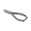 Nageltang gebogen bek met kruisveer 14 cm RVS