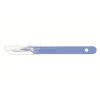 Swann Morton safety scalpel met intrekbare beschermkap, wegwerp, RVS, nr. 10