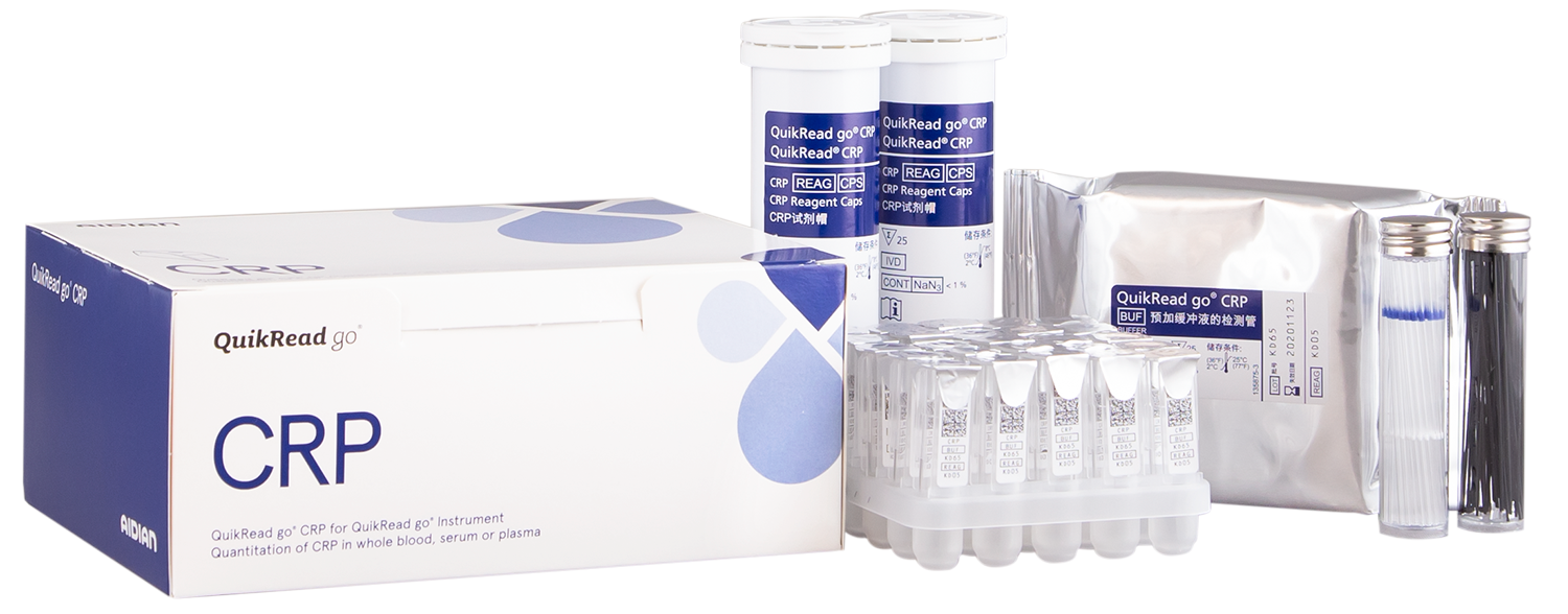 Aidian QuikRead go CRP kit 20 µl 50 testen
