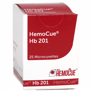 Hemocue HB 201 microcuvettes, 25 stuks