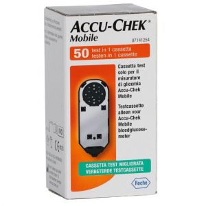 Roche Accu-Chek Mobile, cassette met 50 teststrips