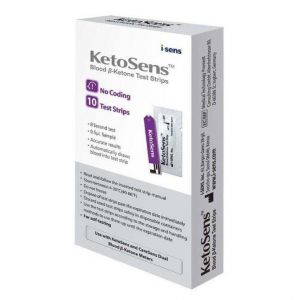 Ketosens bloed ketonen teststrips 10 stuks