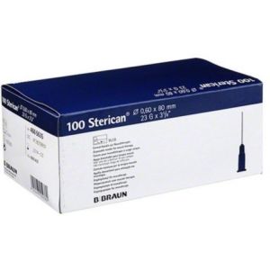 Sterican Injectienaalden 23G, 0,60 x 80 mm, 3 1/8, 100 stuks